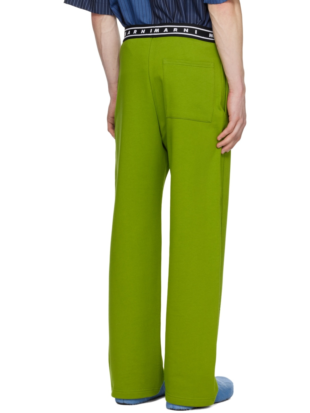 Green Three-Pocket Sweatpants - 3