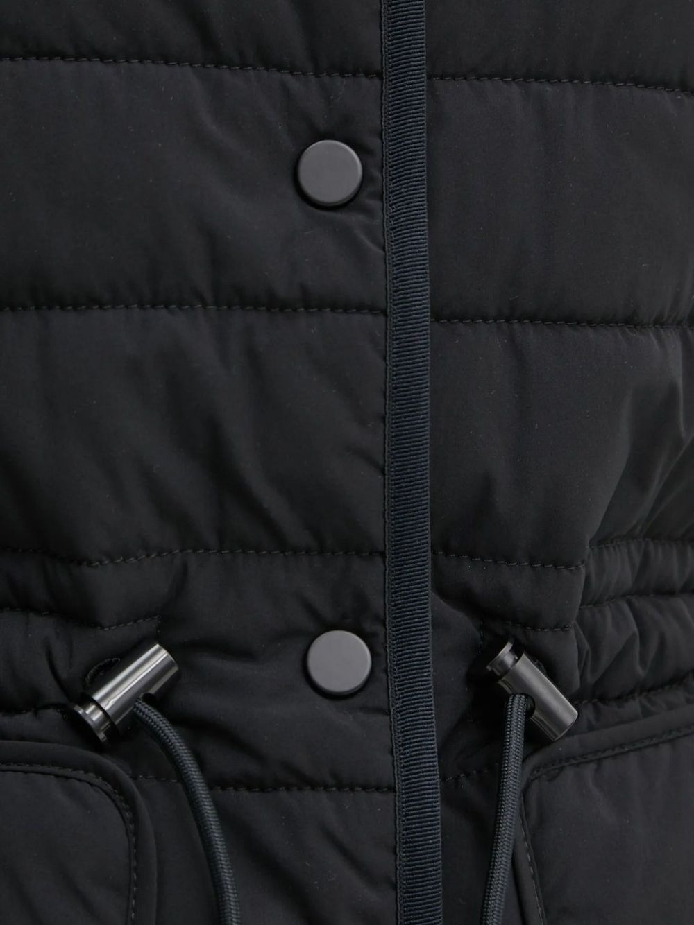quilted hooded vest - 4