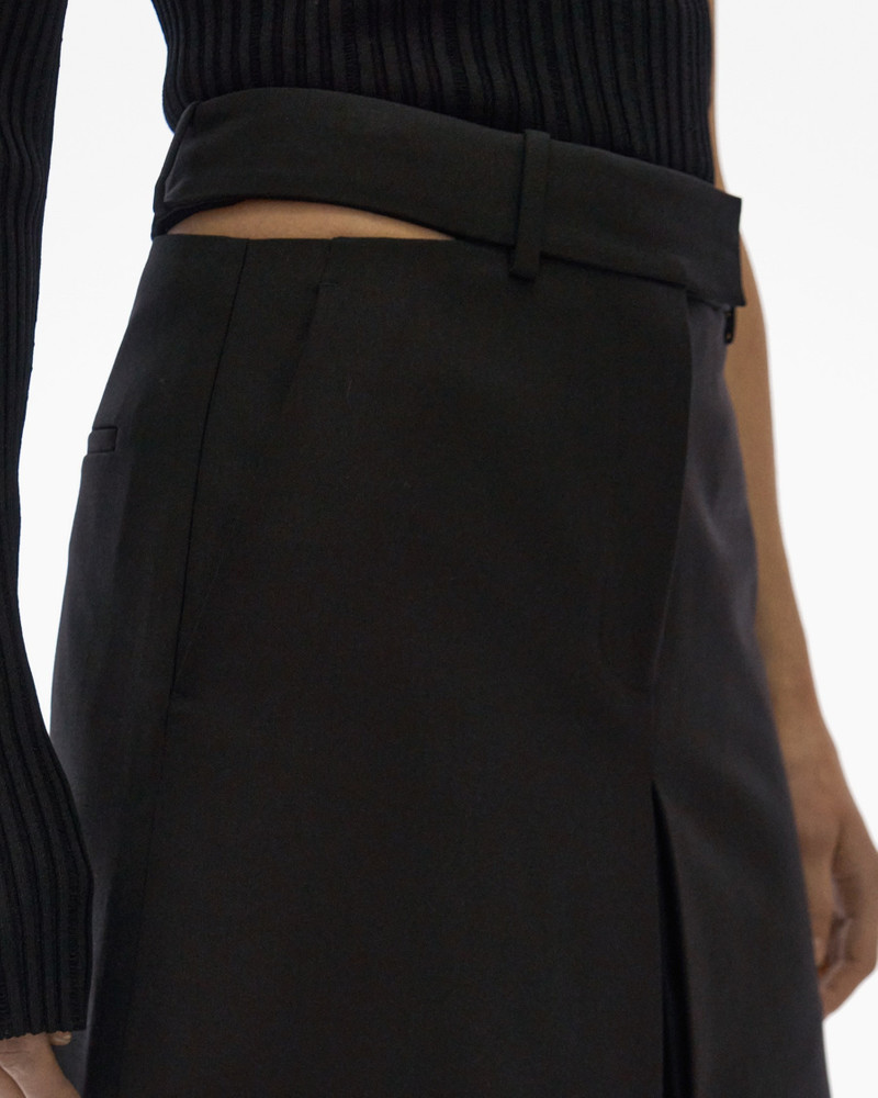 WOOL CUT-OUT MINI SKIRT 7