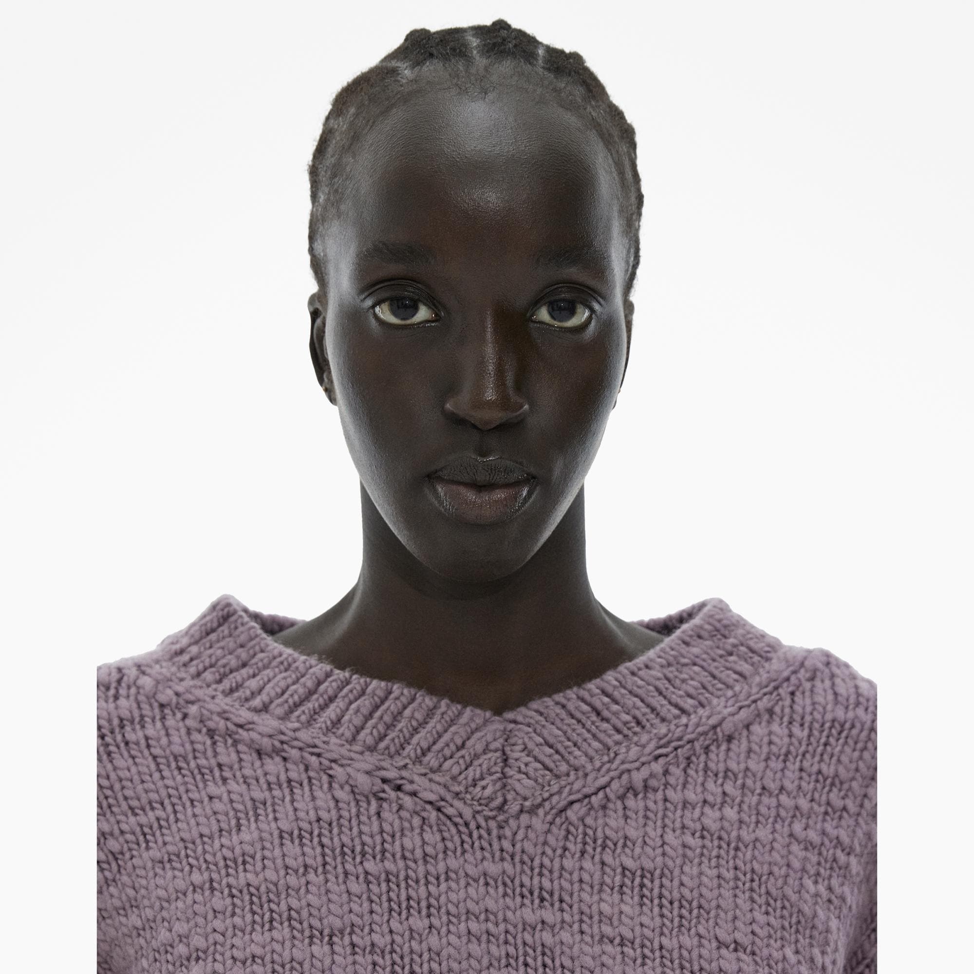 OVERSIZED V-NECK SWEATER - 7