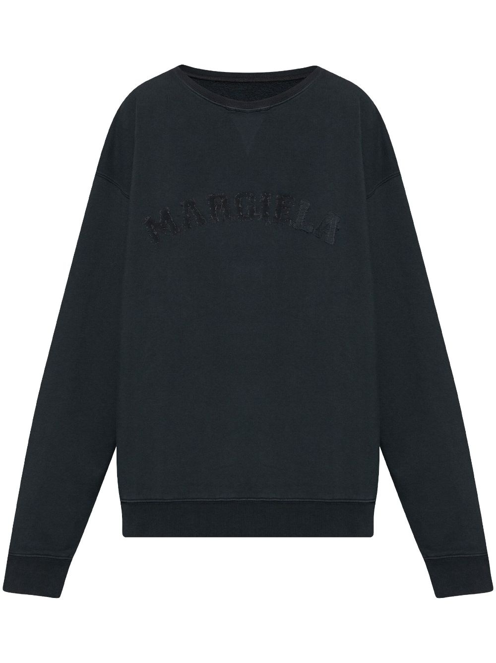 logo-embroidered sweatshirt - 1