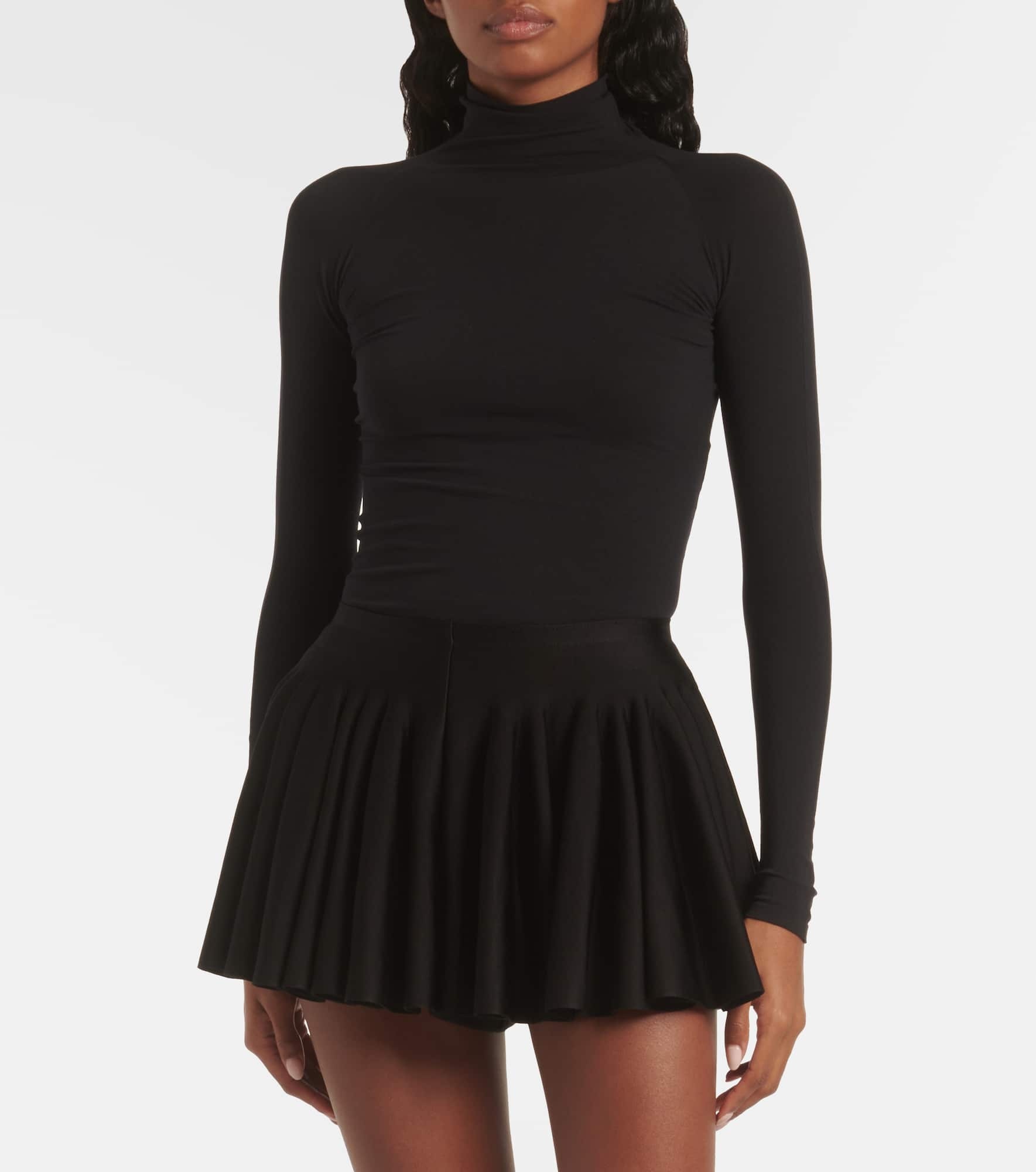 Godet pleated shorts - 2