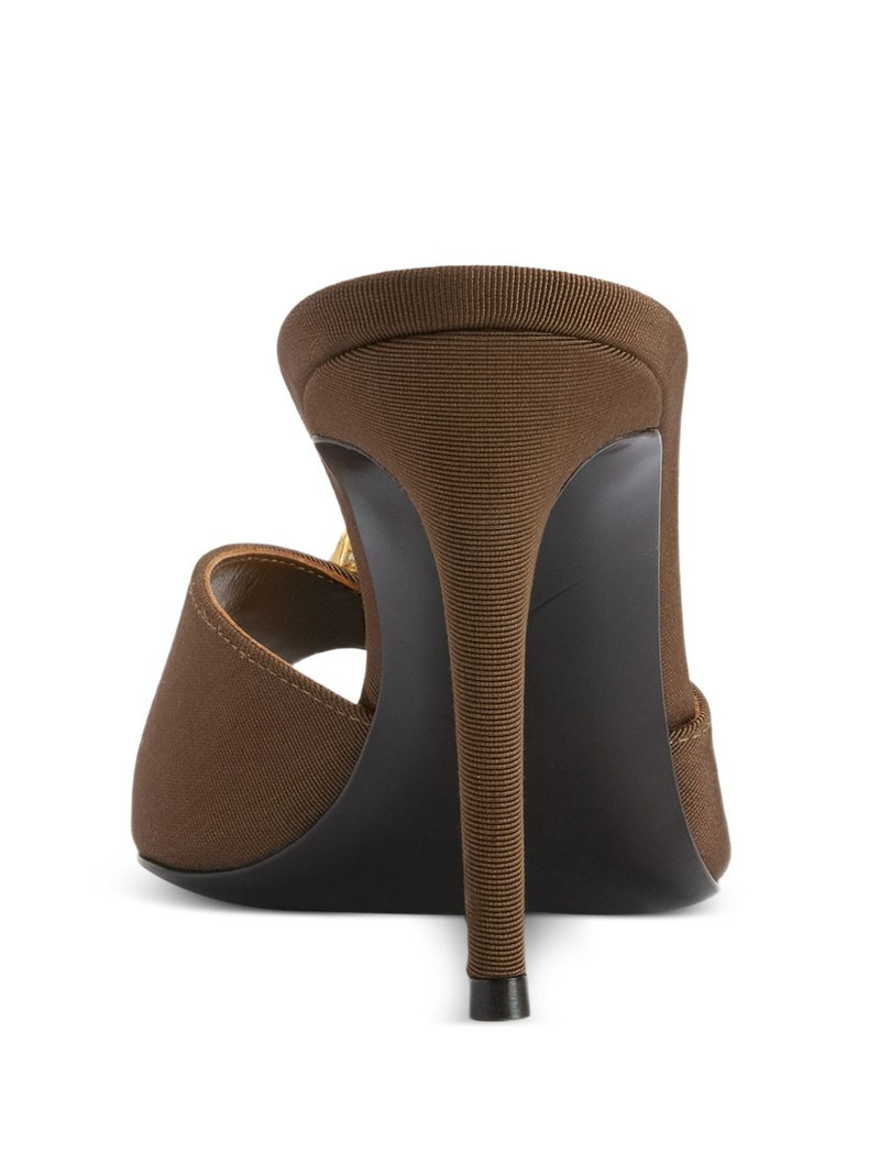 Intriigo Cocktail 90 geometric brooches heel sandals 3