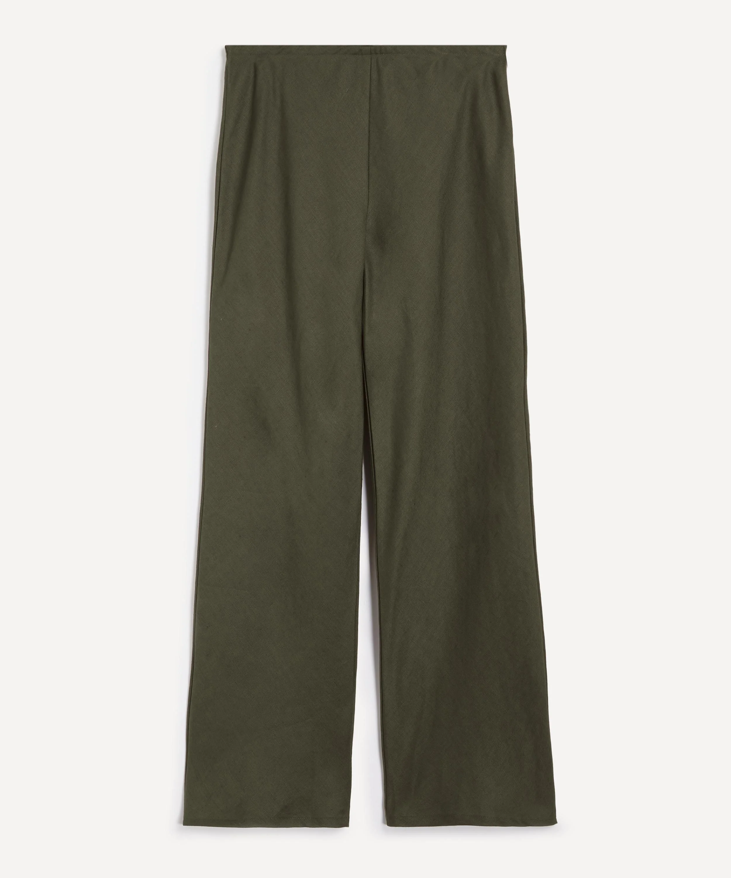 Gale Linen Mid-Rise Trousers - 1