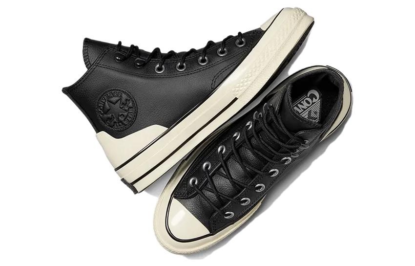 Converse Chuck 70 Leather High 'Black Egret' A05695C - 4