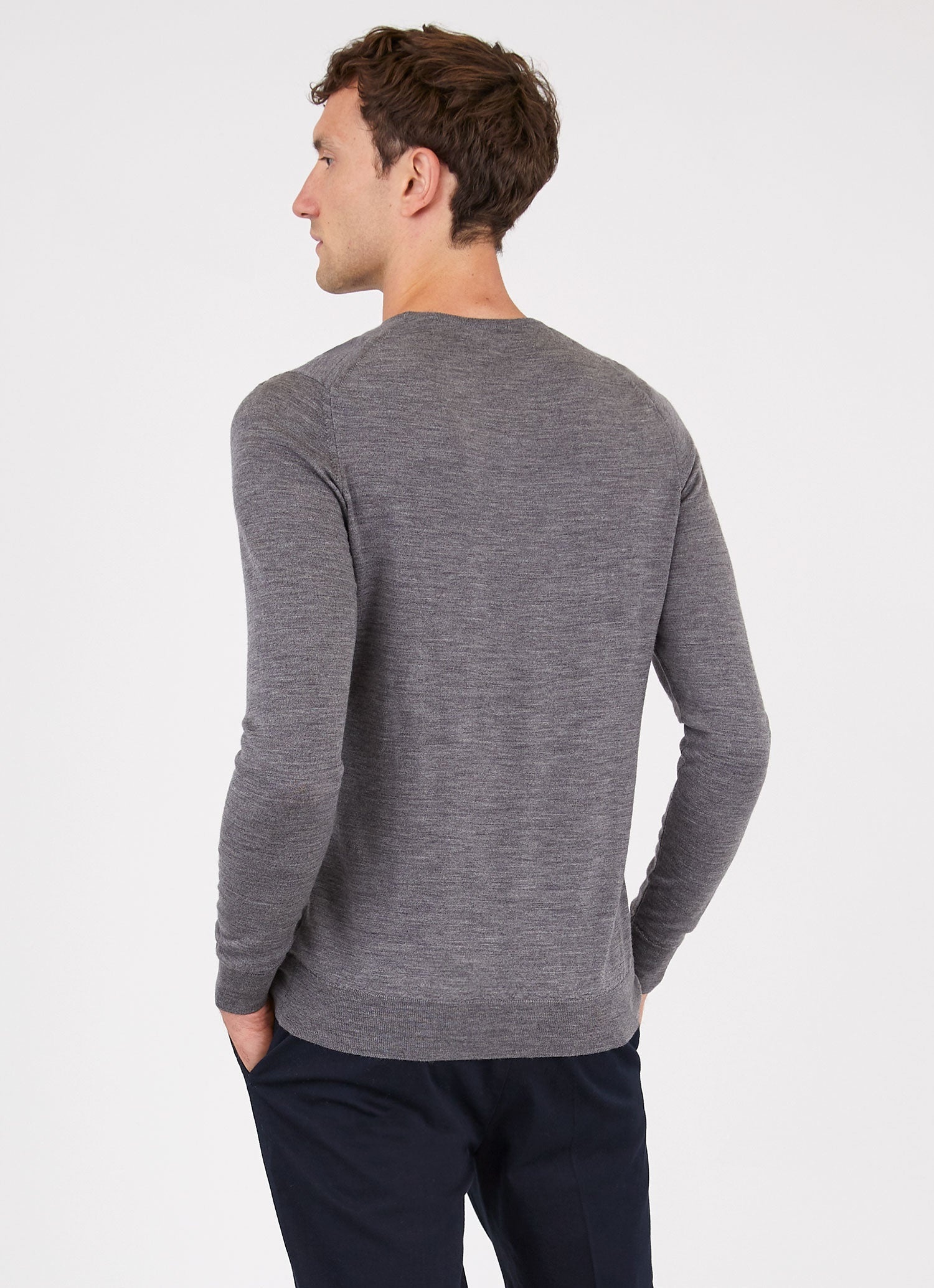 Fine Merino Wool Crew Neck - 4