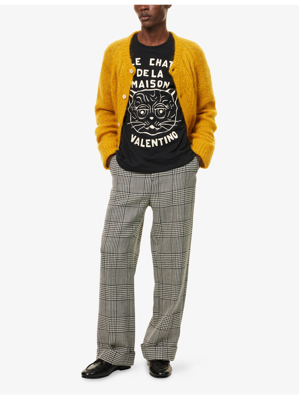 Chat De La Maison Crewneck Cotton-Jersey T-Shirt - 2