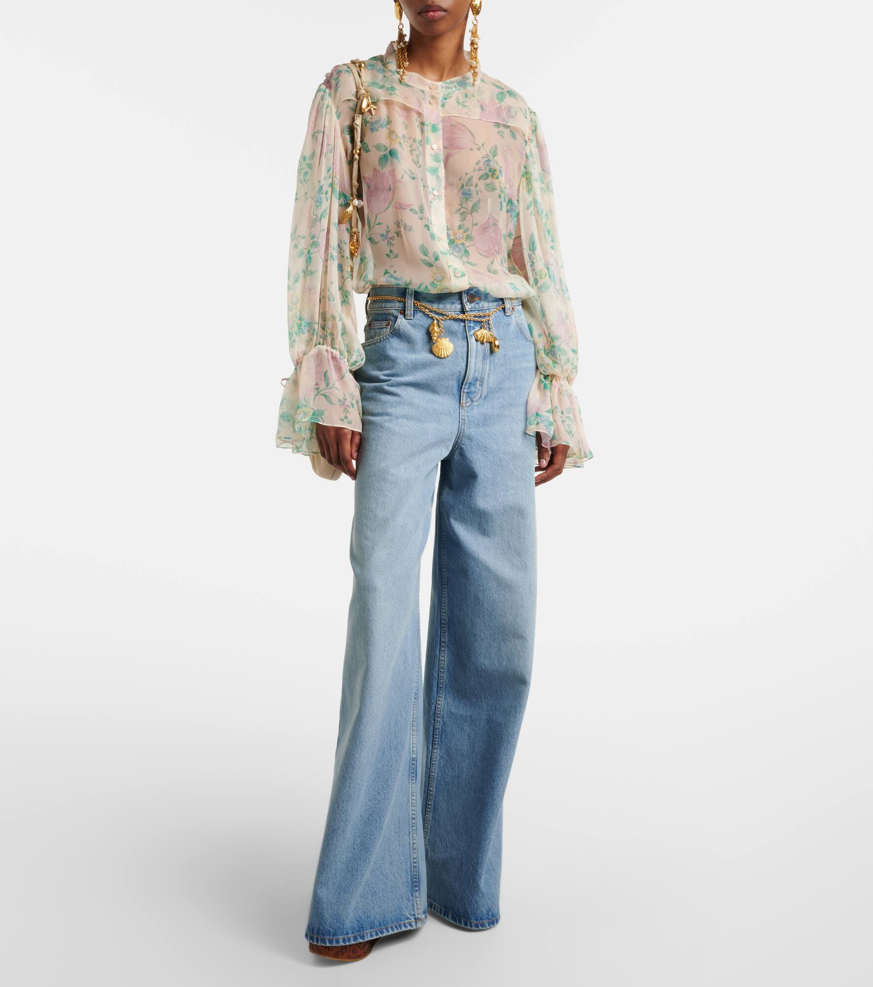 Sheer silk top - 2