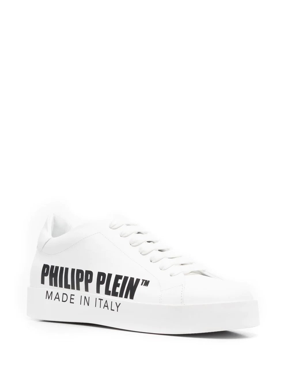 logo-print low-top sneakers - 2