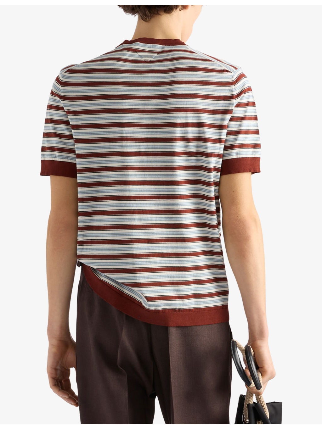 Striped Knitted Cotton Jumper - 4