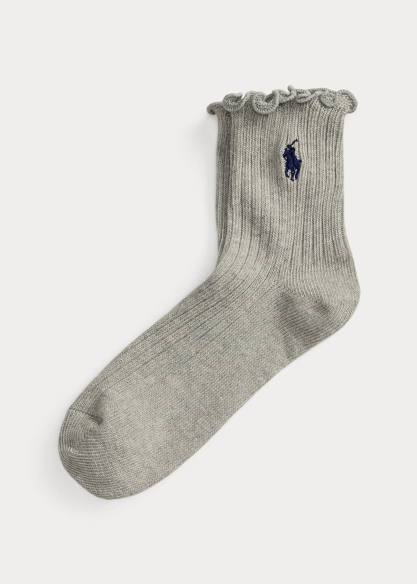 Ruffled-Cuff Ankle Socks - 1
