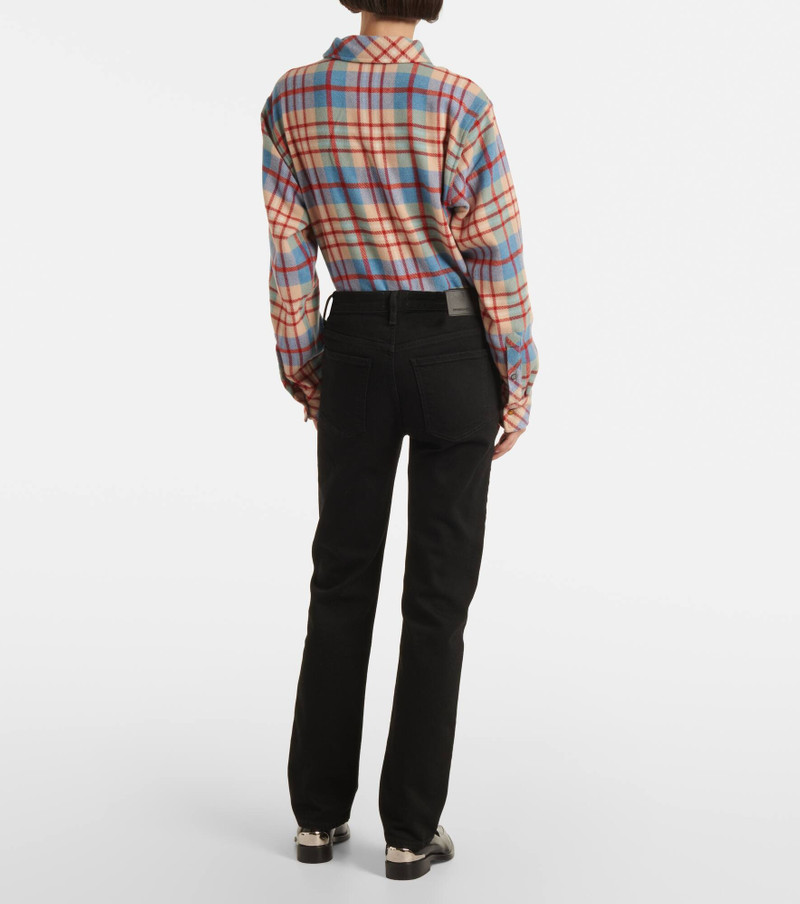 Zurie Long high-rise straight jeans 3