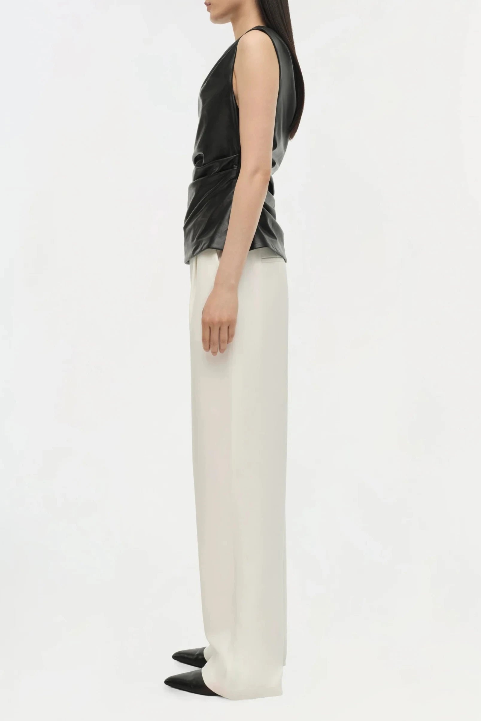Wynter S/L Draped Top - 4