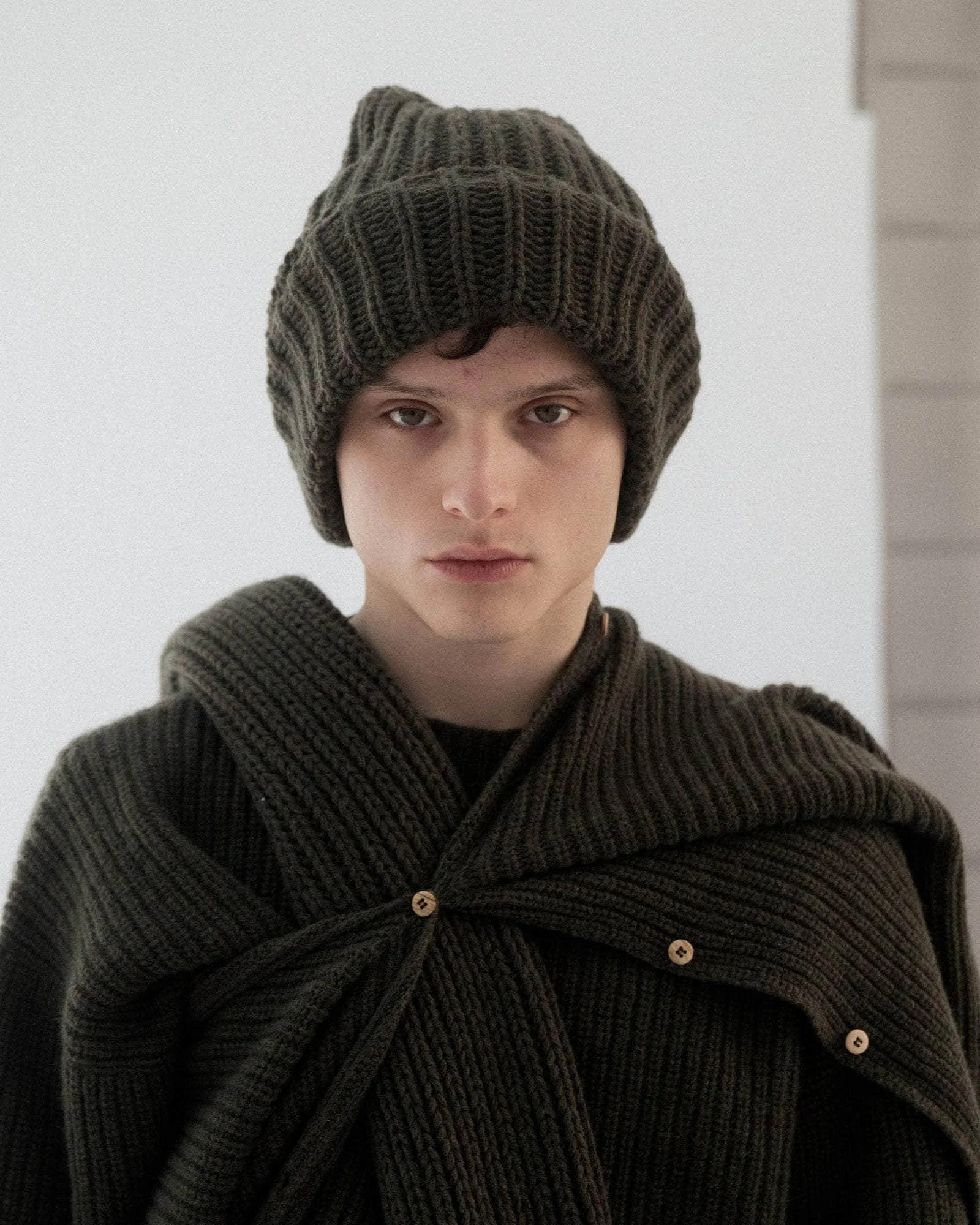 Mea Beanie - Recycled Wool Rib - 1