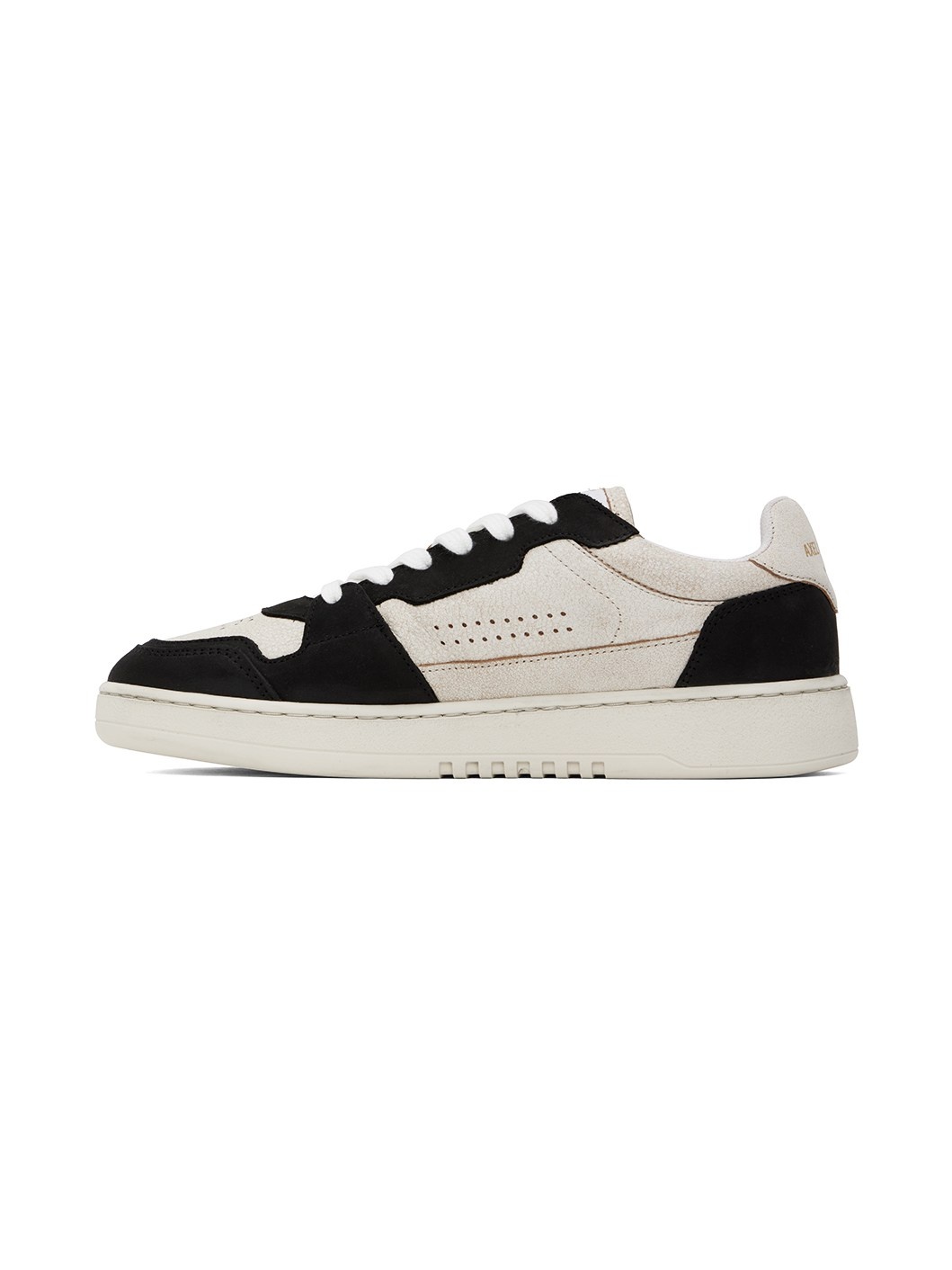 Beige & Black Dice Lo Sneakers - 3