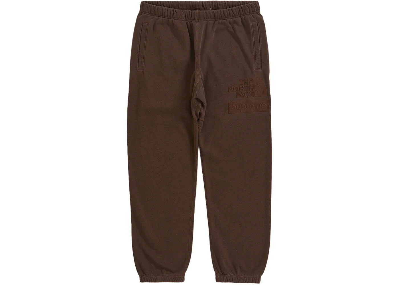 Supreme The North Face Pigment Printed Sweatpant (FW22) Brown - 1