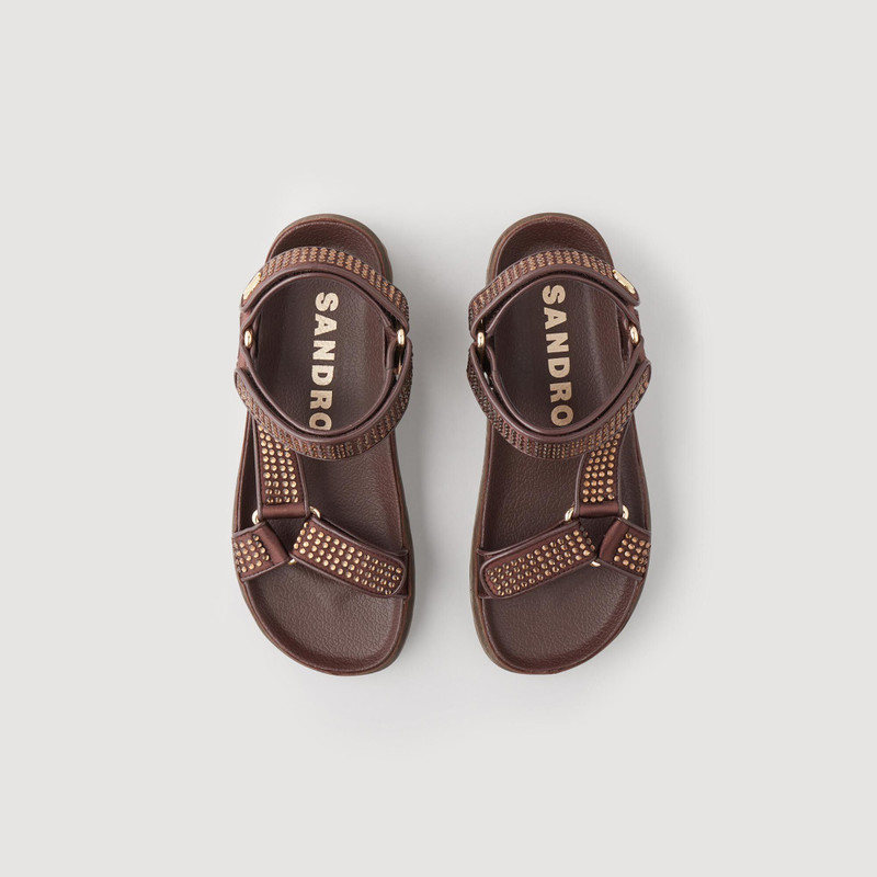 RHINESTONE EMBELLISHED SANDALS 3