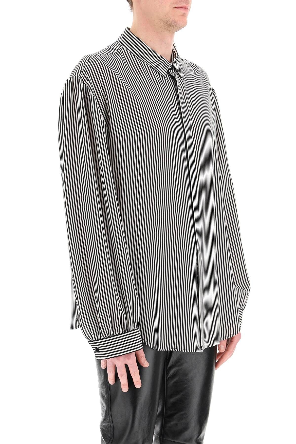 STRIPED SILK SHIRT - 3