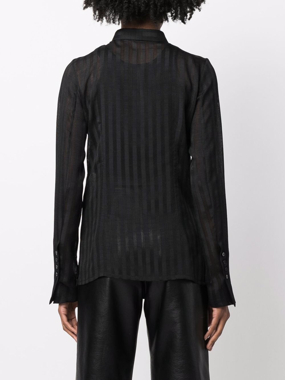 striped long-sleeve shirt - 4