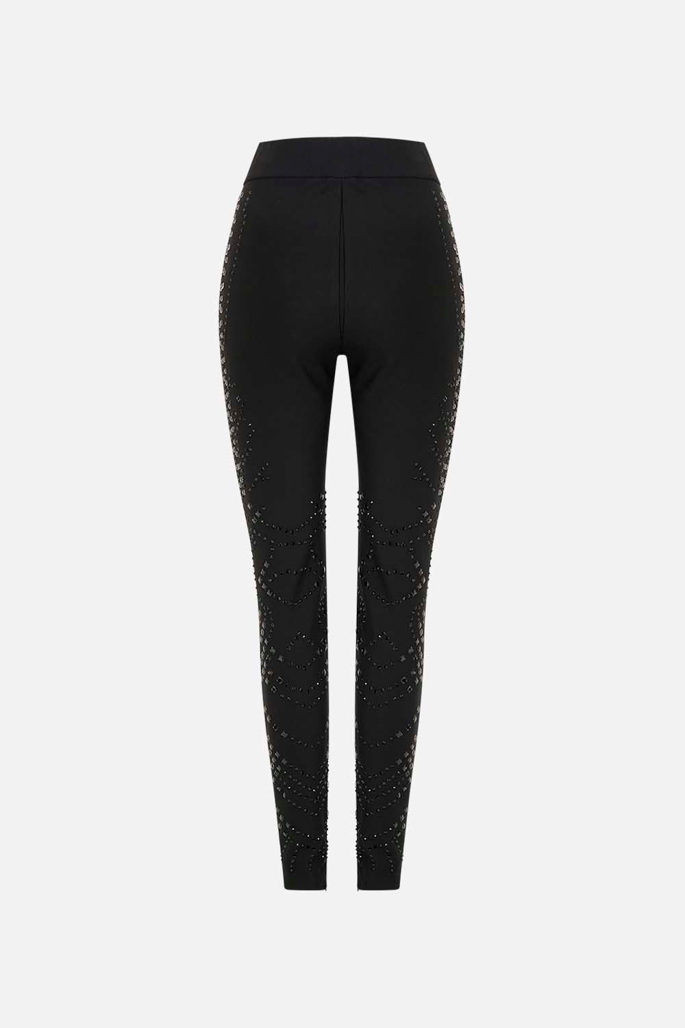 SNAP PONTE PANT WITH HOTFIX - 8