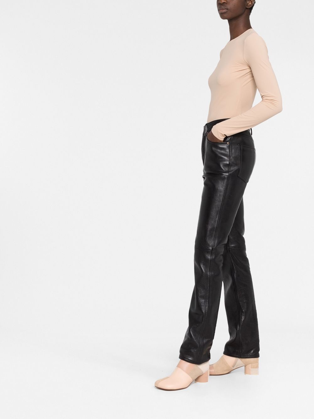 round-neck jersey bodysuit - 4