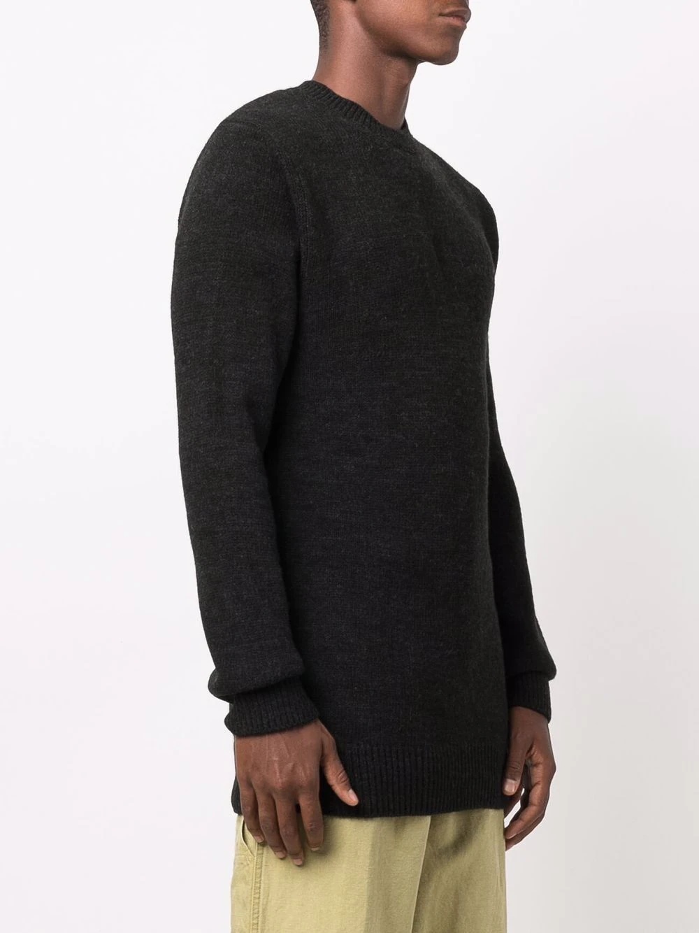 crew-neck knitted jumper - 3