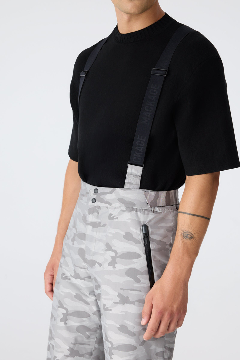 KENYON-JC Camo Ski Pants With Removable Suspenders 7