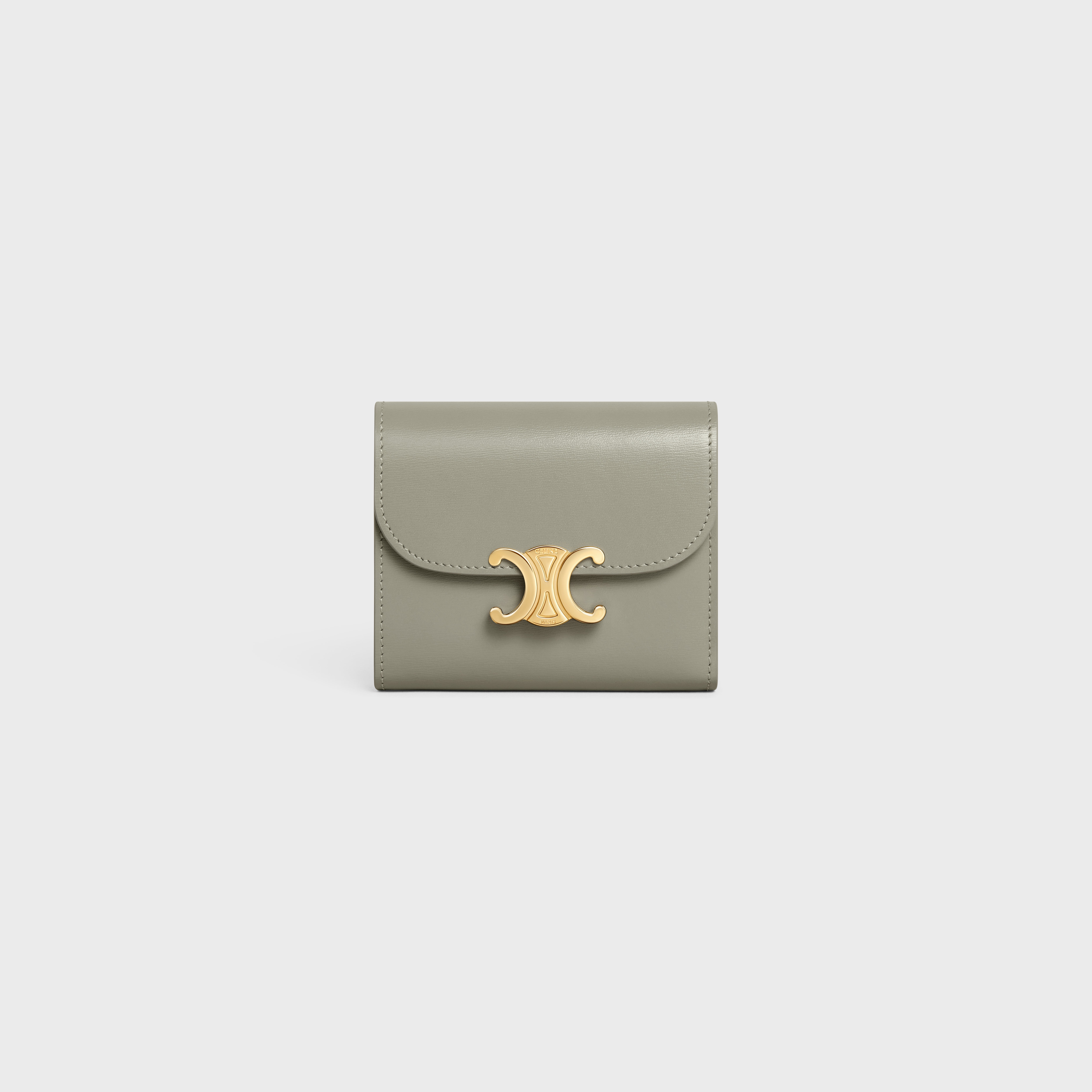 Small Wallet TRIOMPHE in Shiny calfskin - 1