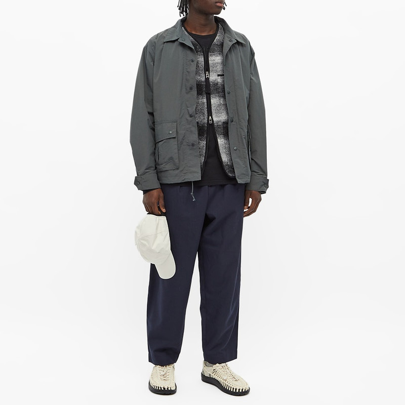 Universal Works Universal Works Wool Fleece Check Zip Waistcoat outlook