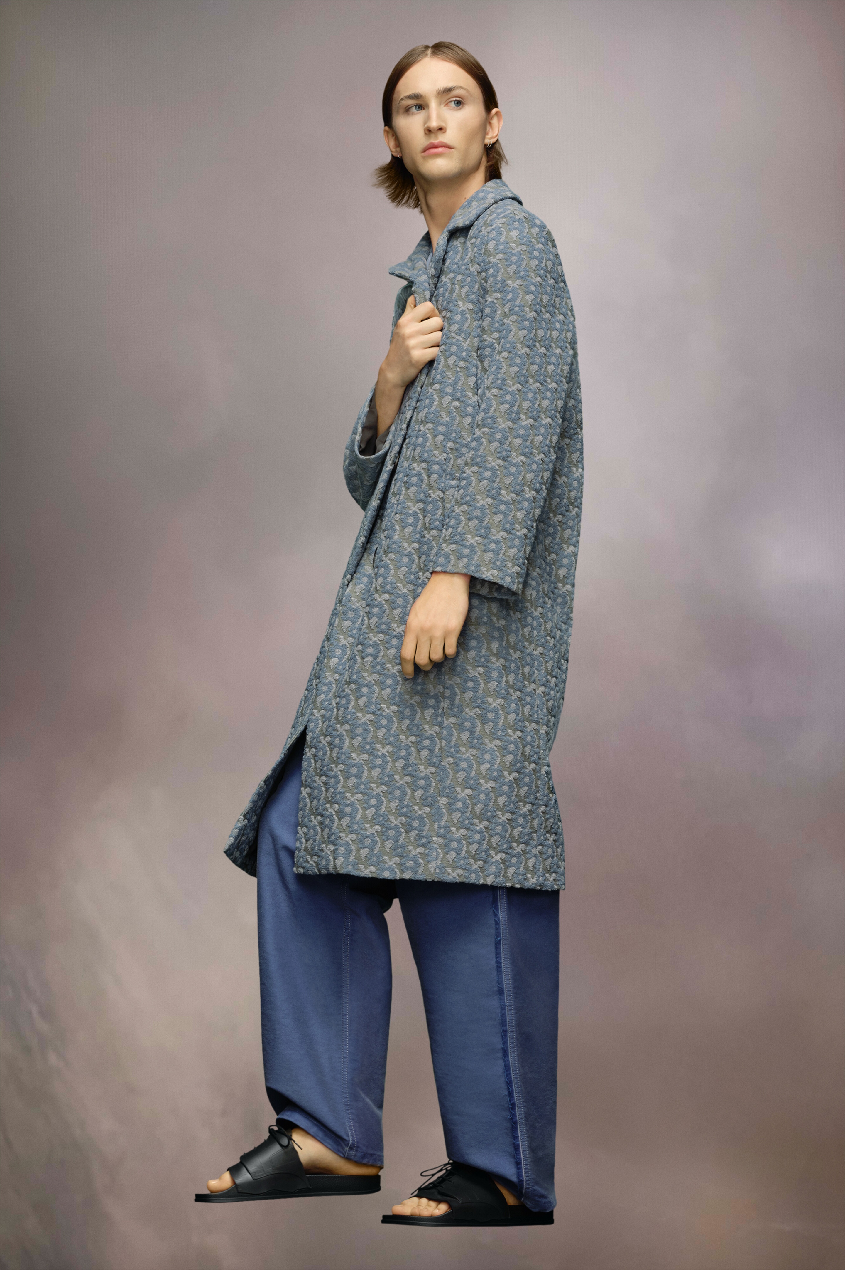 Knitted jacquard coat - 3