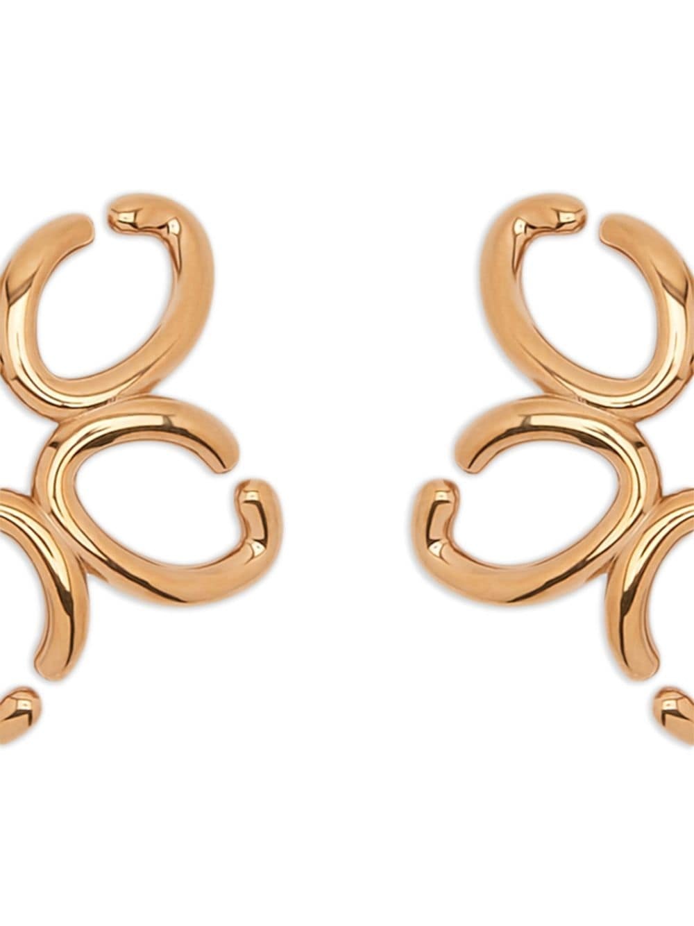 small O flower earrings - 2