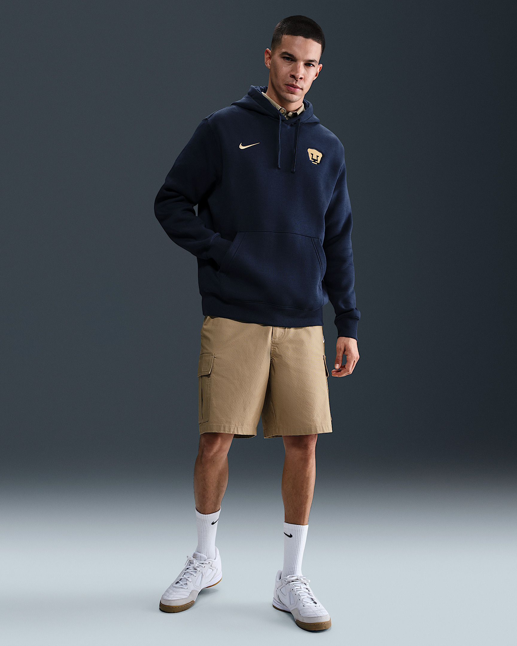 Pumas UNAM Club Men's Nike Soccer Pullover Hoodie - 4