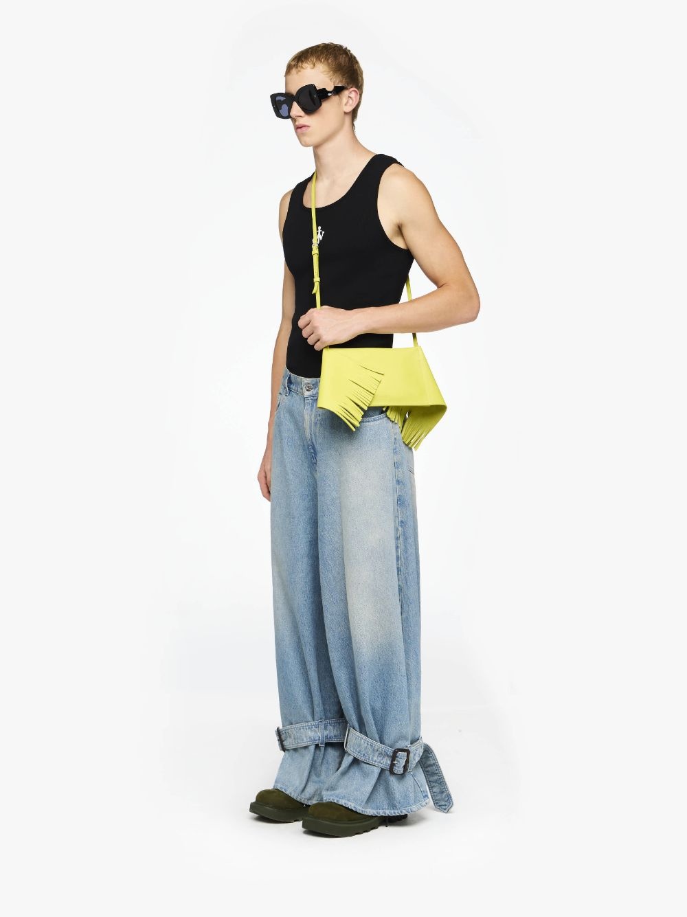 MINI SCARF BAG - SUEDE SHOULDER BAG - 5