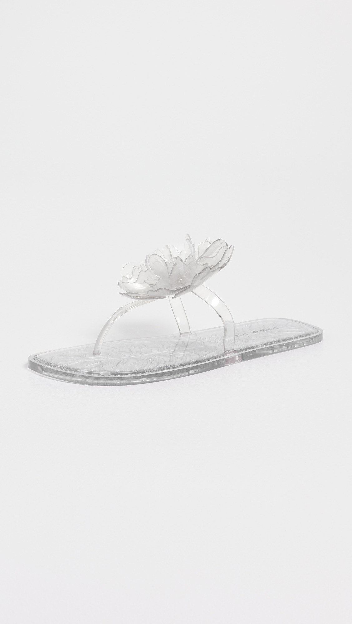 Flower Jelly Flat Sandals - 1