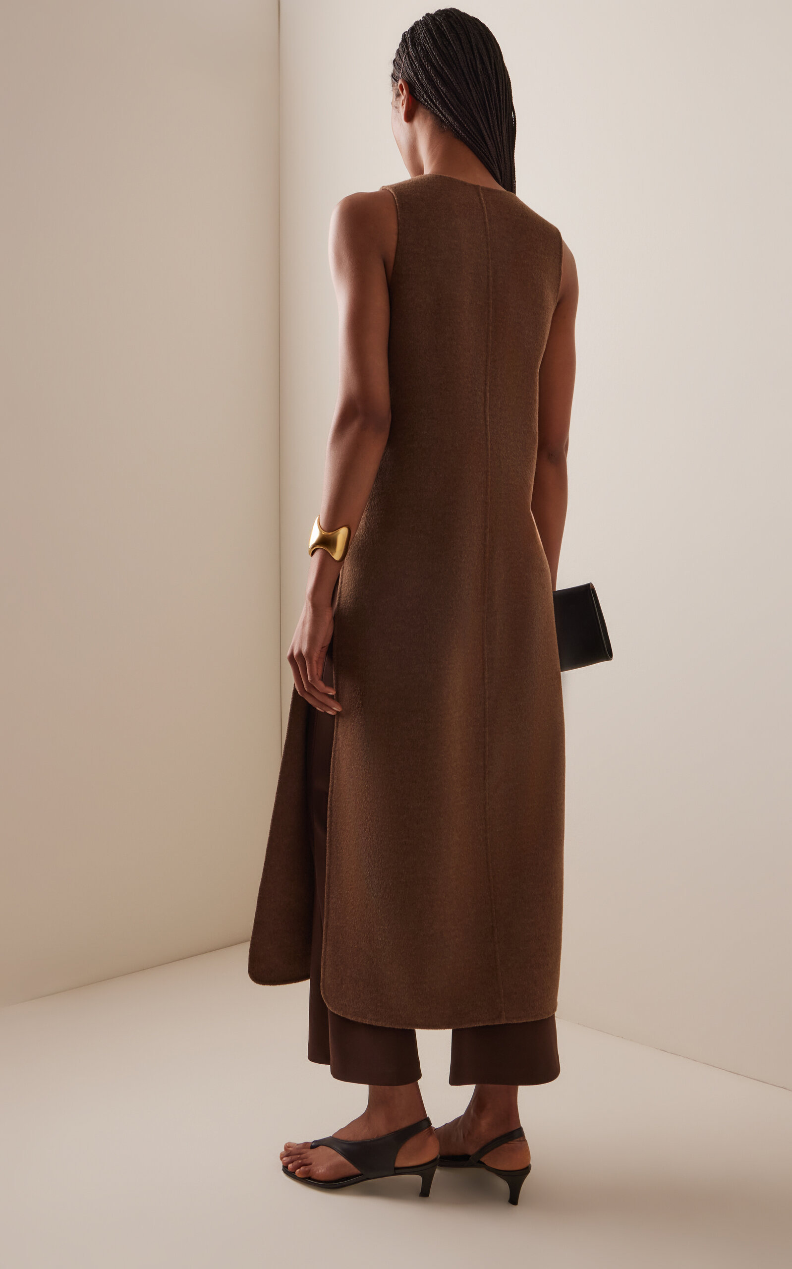 Florence Wool Long Top brown - 4
