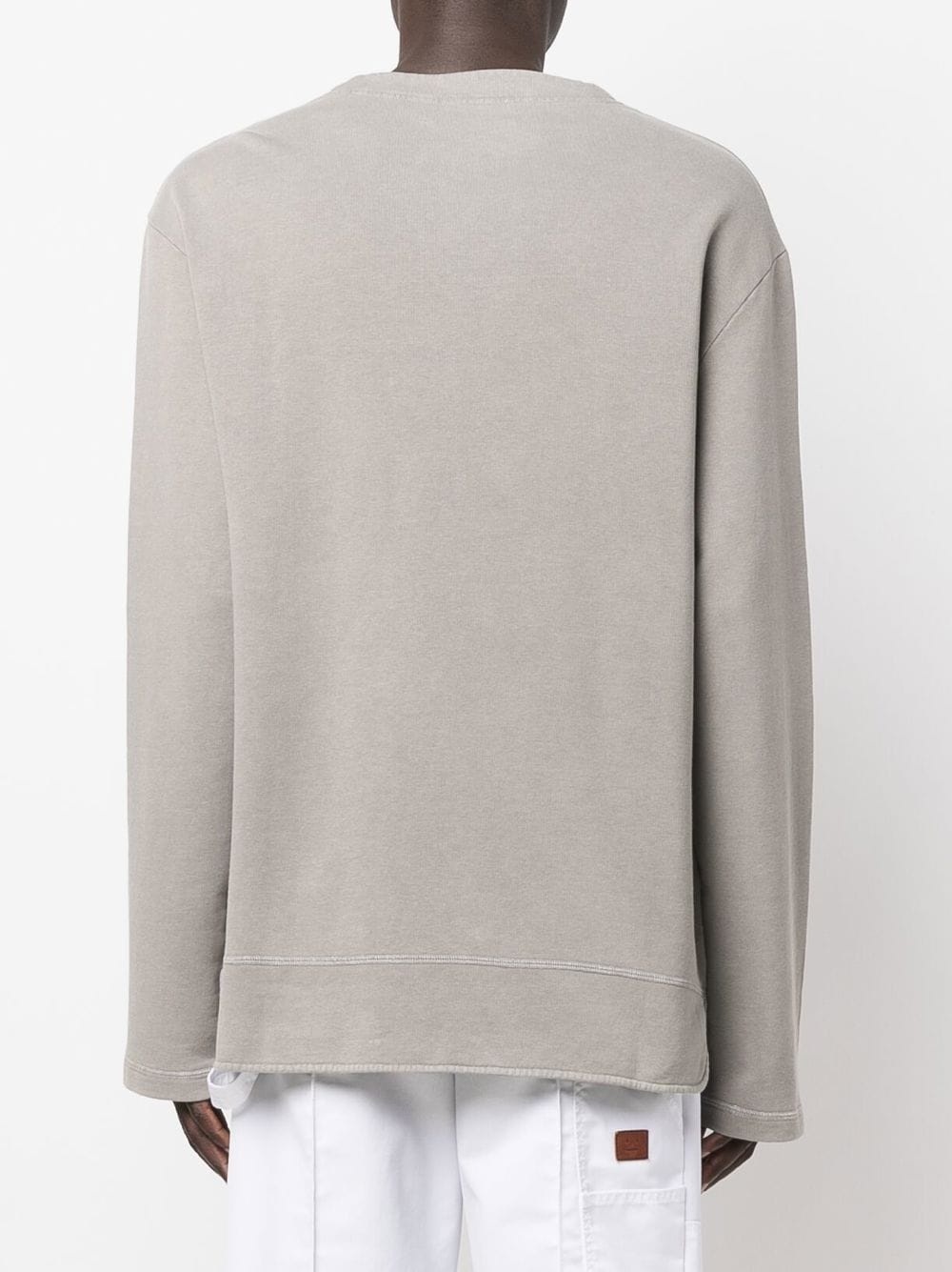 drop-shoulder cotton sweatshirt - 4