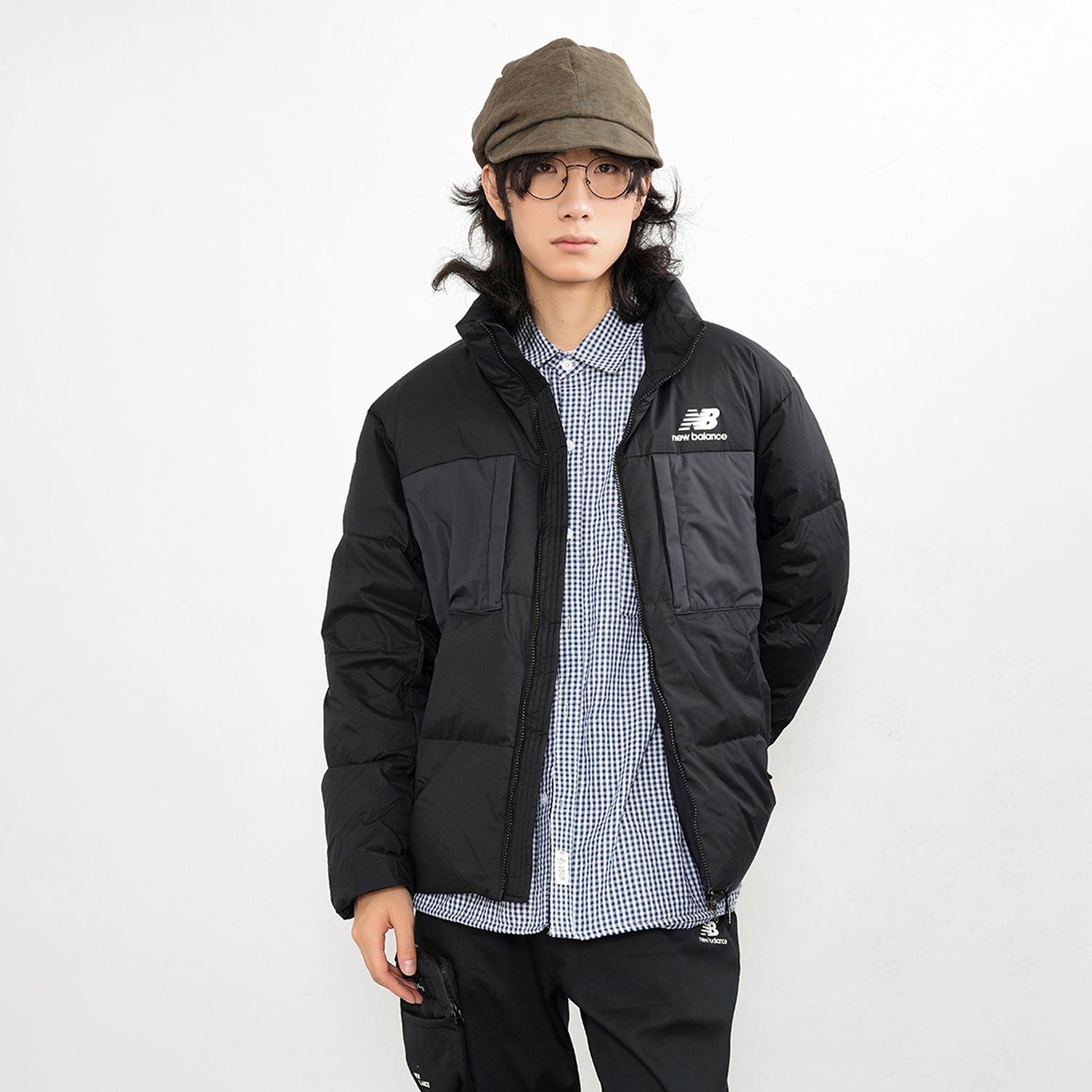 New Balance Short Down Jacket 'Black' 5PB43053-BK - 6