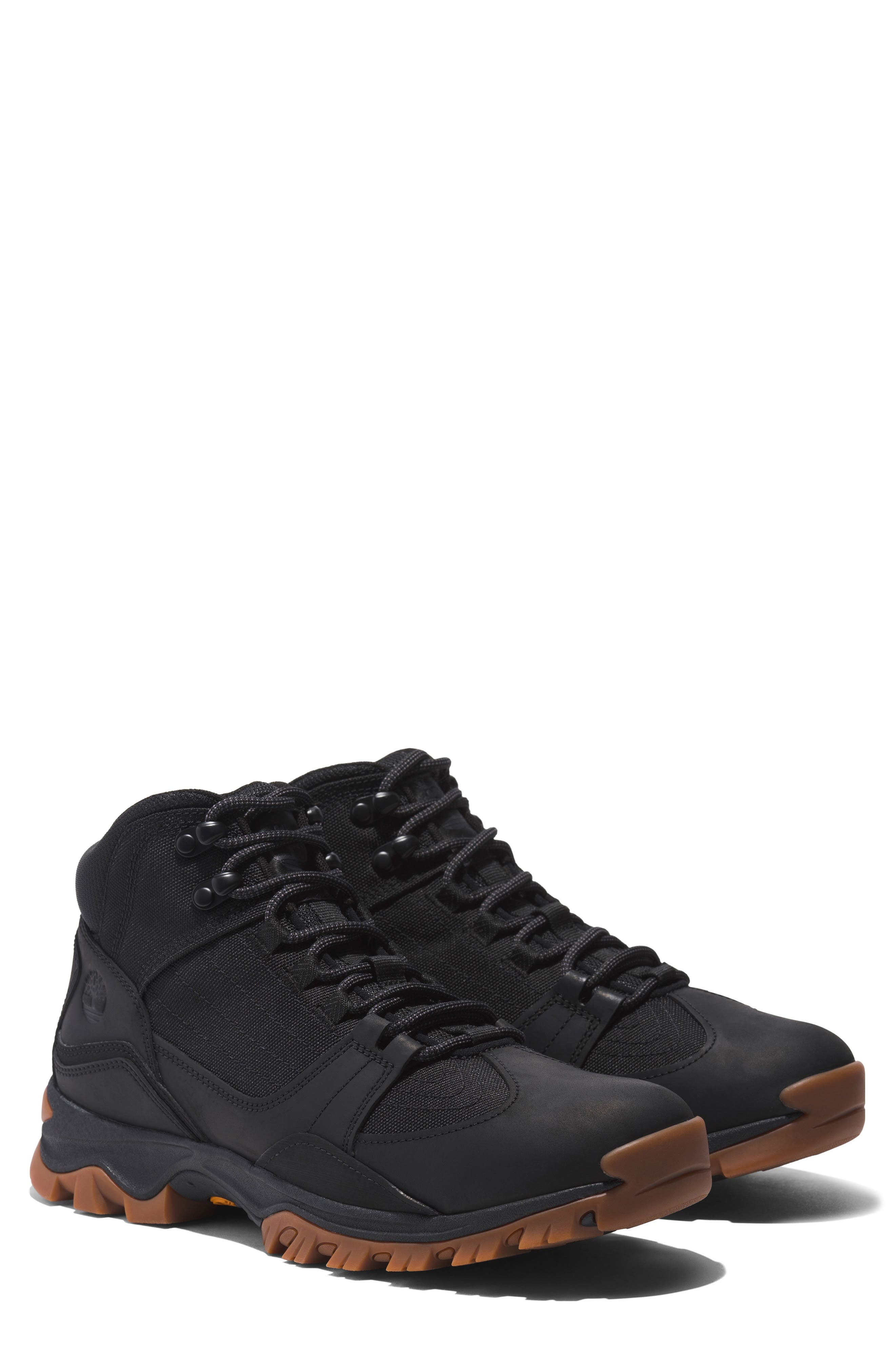 Timberland Mt. Maddsen Water Resistant Hiking Boot in Black Full Grain at Nordstrom - 6