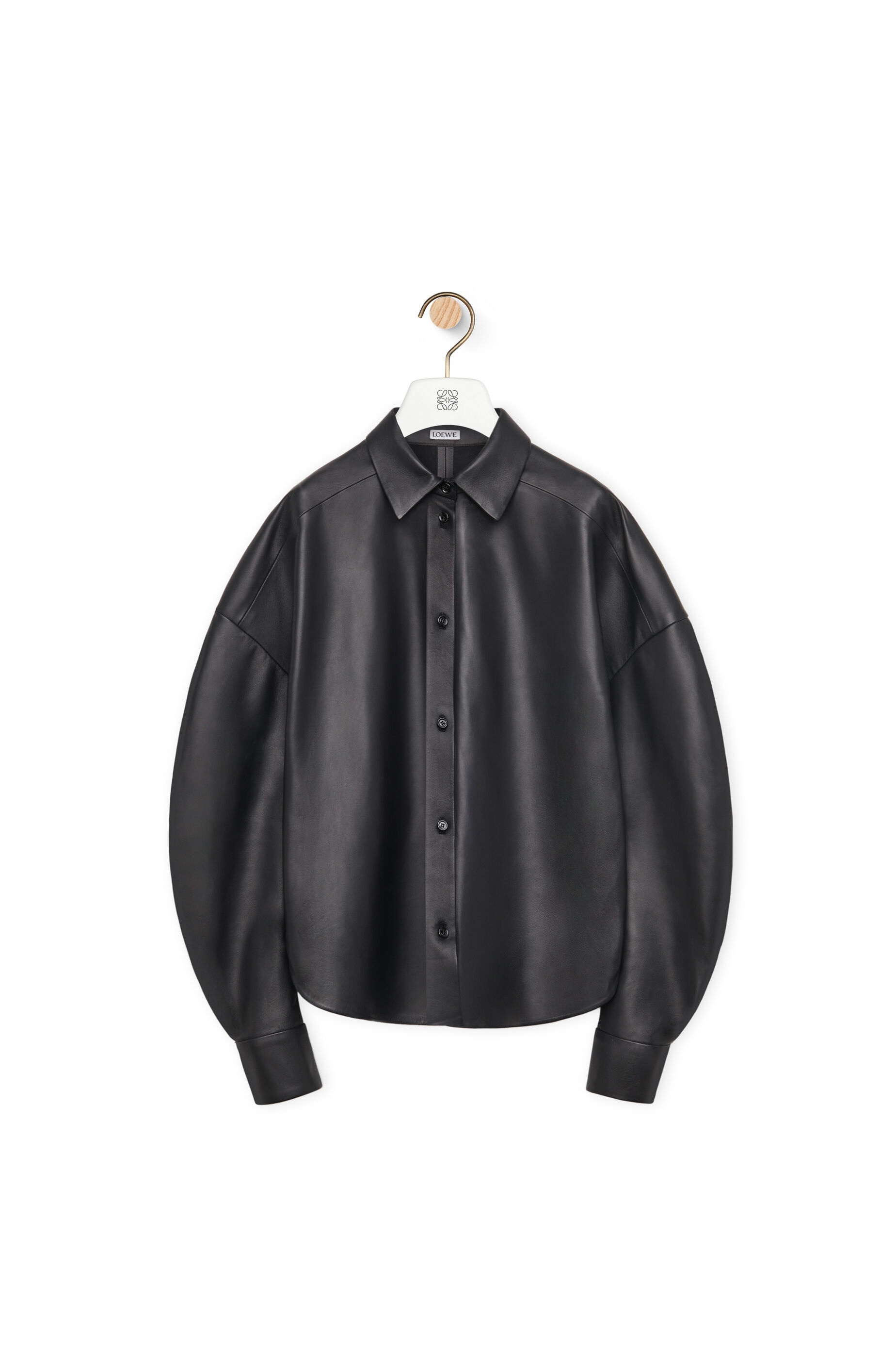 Shirt in nappa lambskin - 1