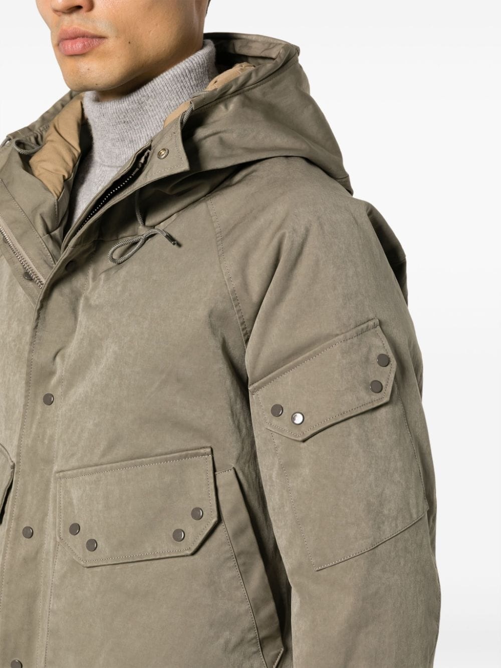 hooded padded jacket - 5