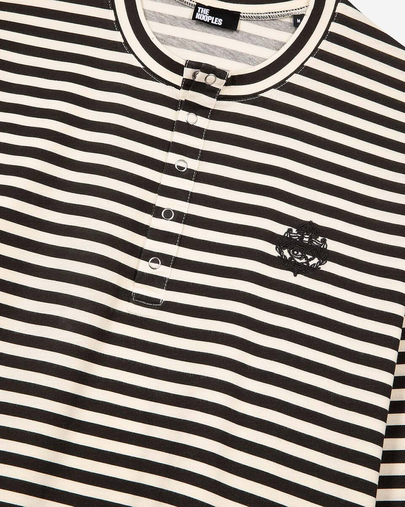 BEIGE STRIPED LONG-SLEEVED T-SHIRT 5