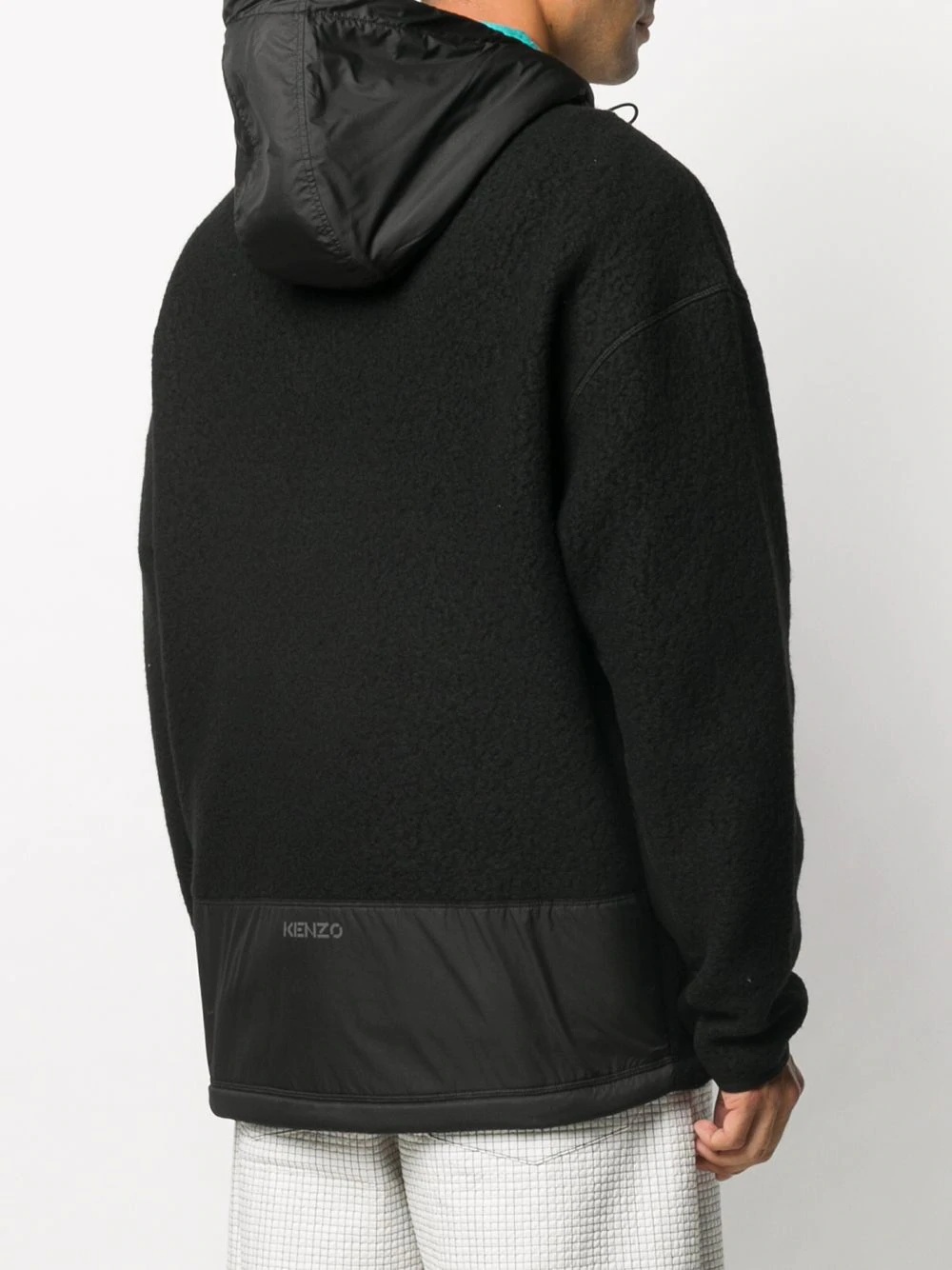 hooded fleece jacket - 4