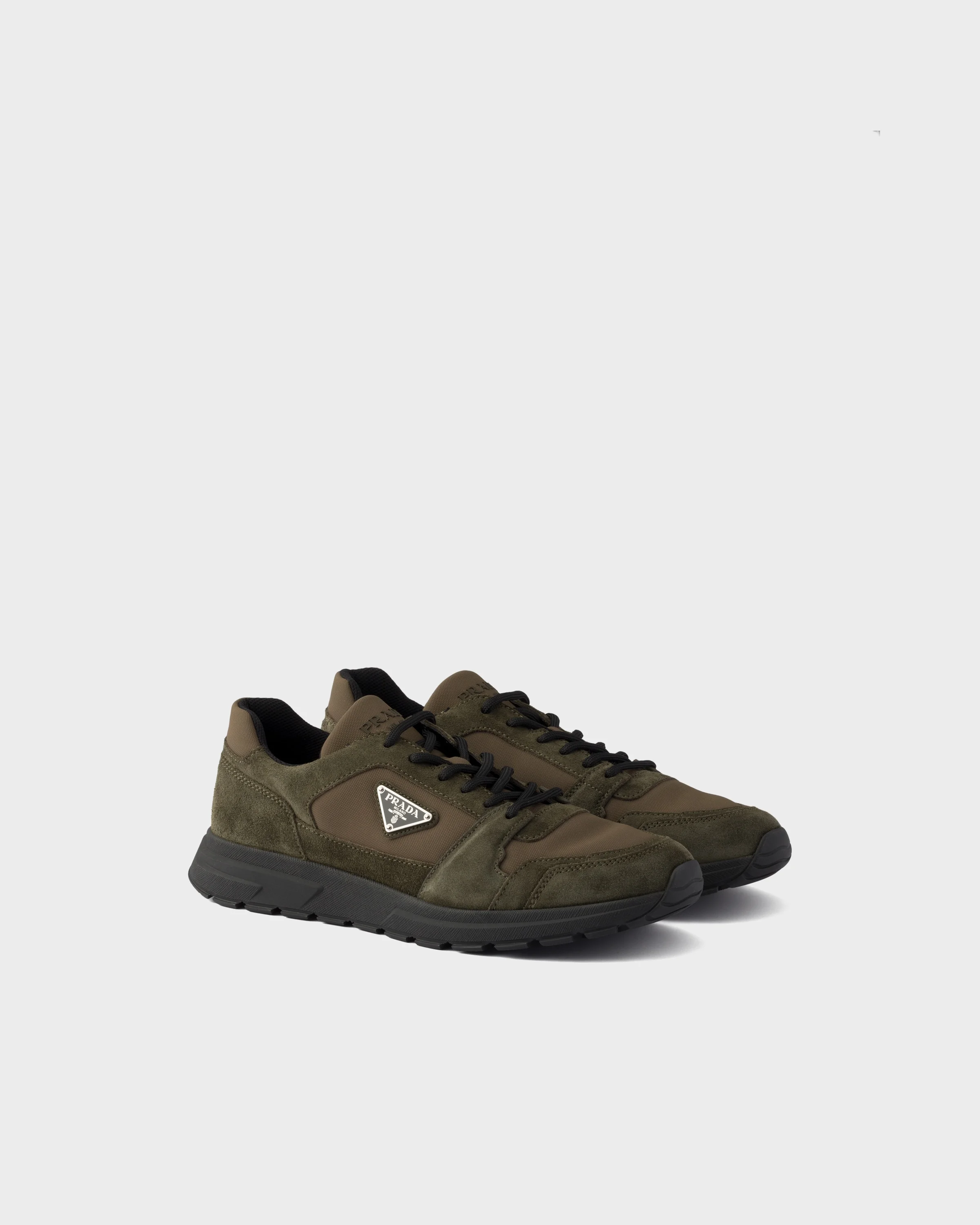 Prax suede and Re-Nylon sneakers - 1