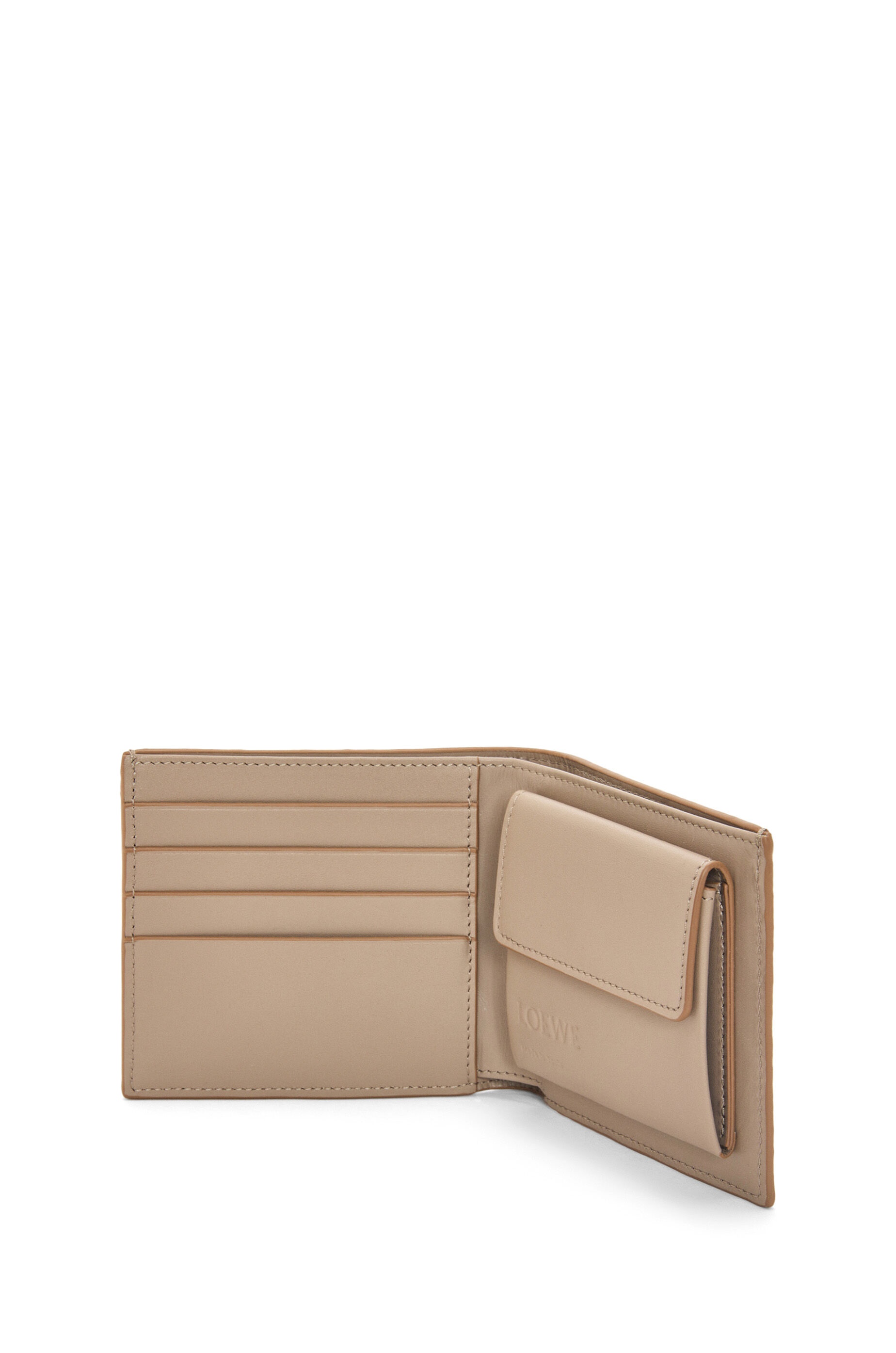 Bifold coin wallet in soft grained calfskin - 3