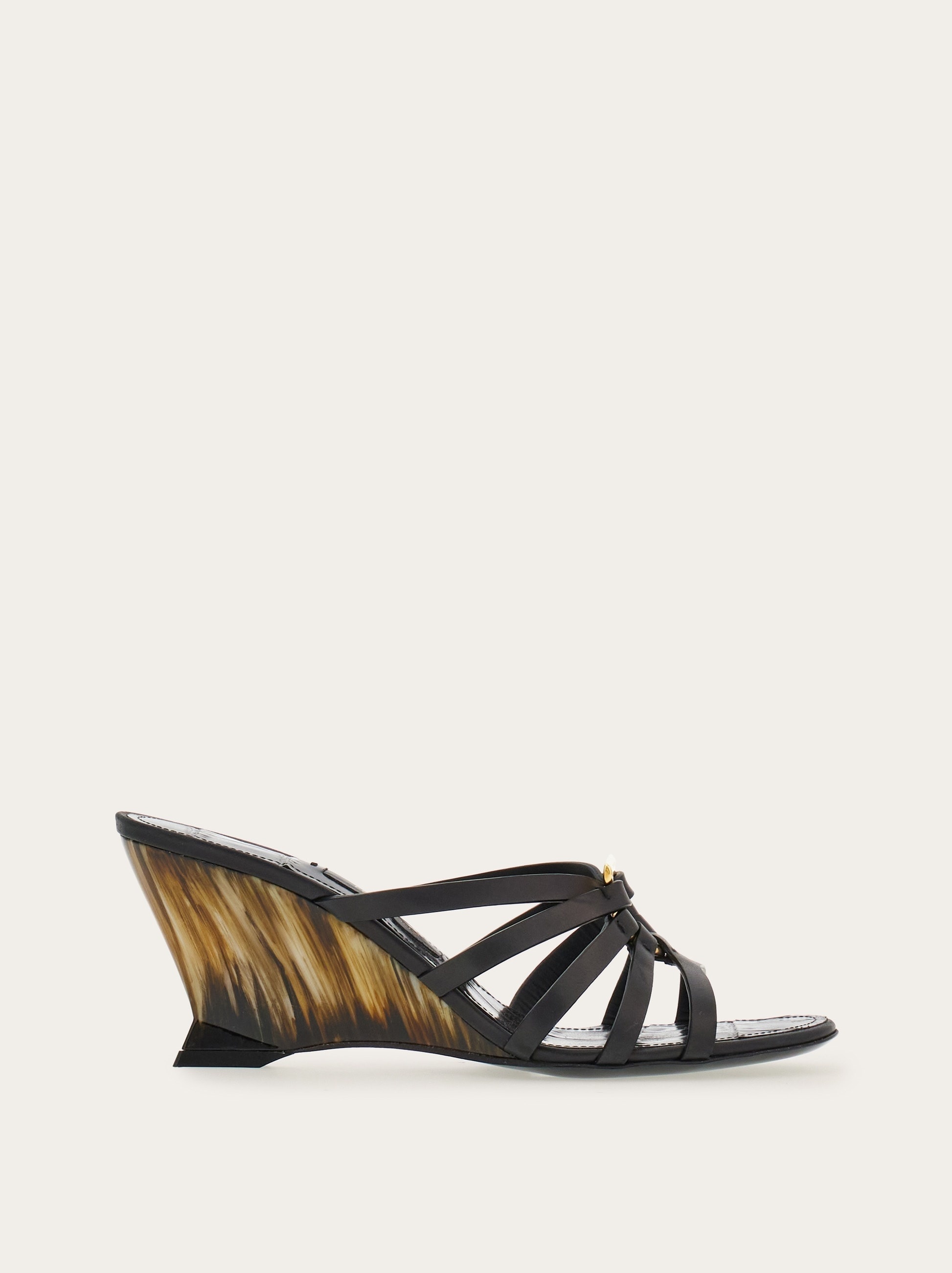 Wedge slide with Gancini ornament - 1