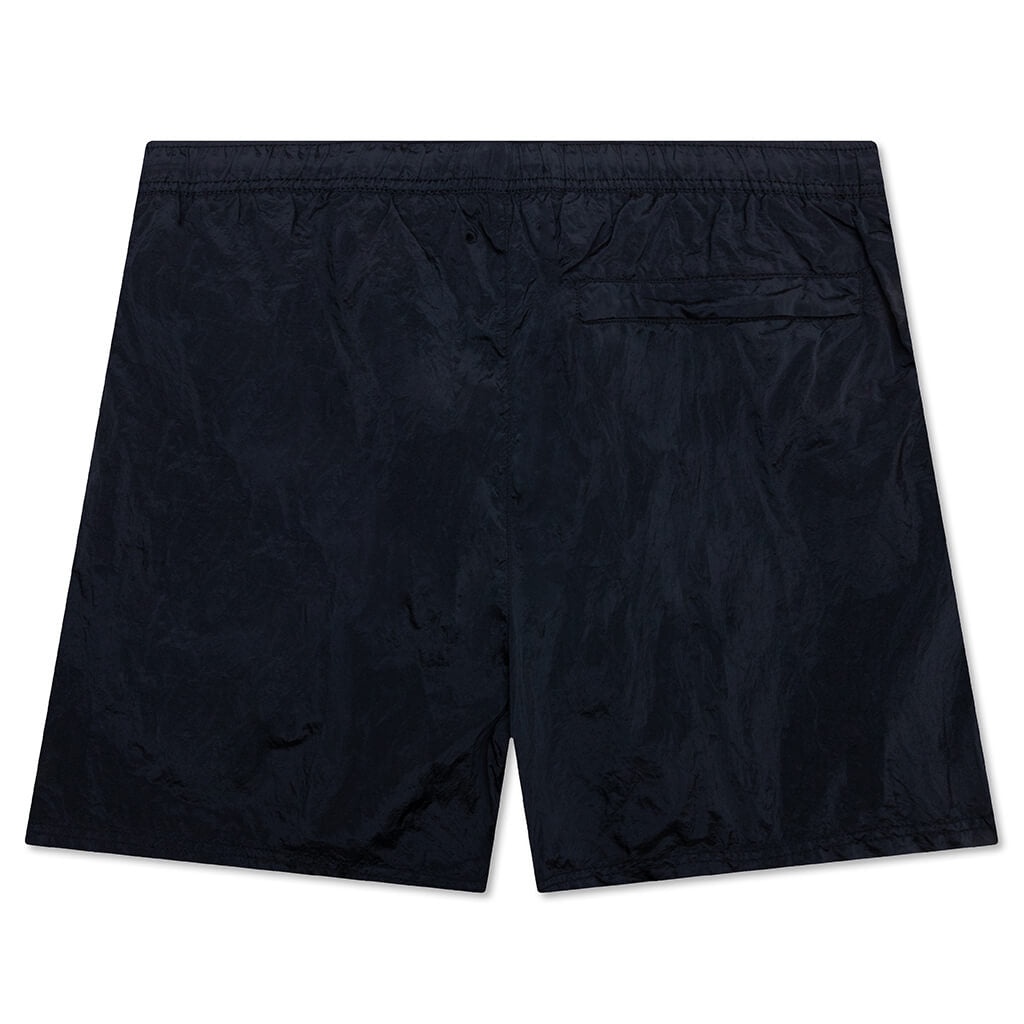 NYLON METAL SHORTS - NAVY BLUE - 2