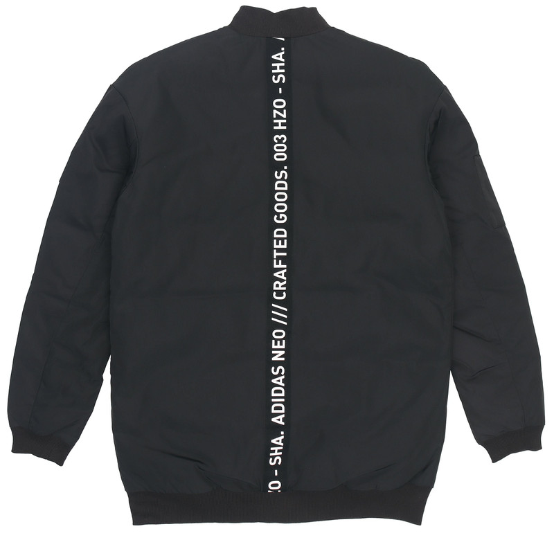 adidas adidas Unisex Stand-up Collar Down Jacket Black DU2395 outlook