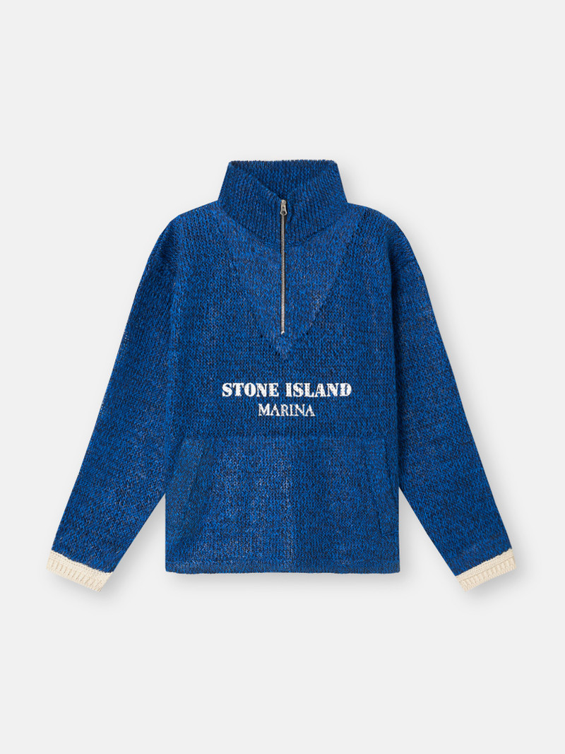 5100034 COTTON-LINEN-POLYESTER WITH RUBBERISED EFFECT_STONE ISLAND MARINA 1