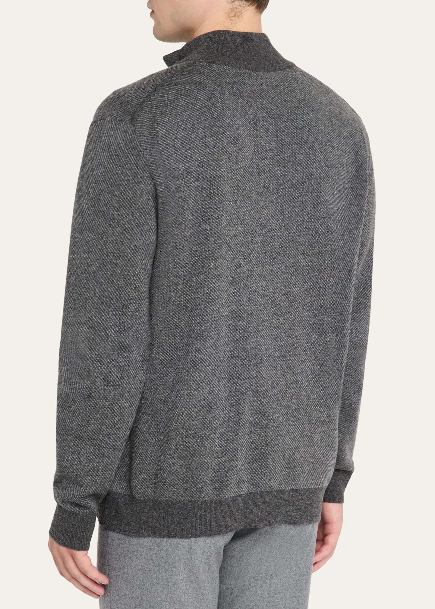 Men's Roadster Cashmere Quarter-Zip Sweater - 3