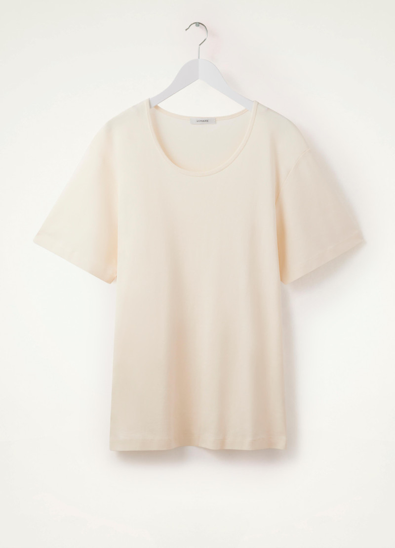 RIB U NECK T-SHIRT 1